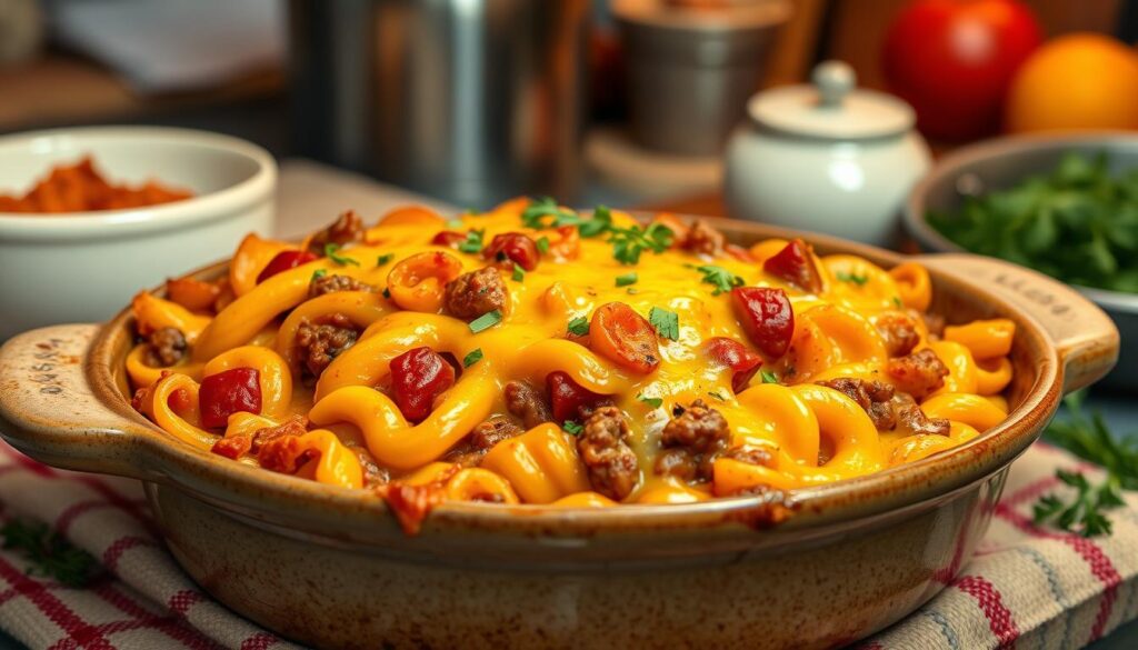 Cheesy Ground Beef Casserole