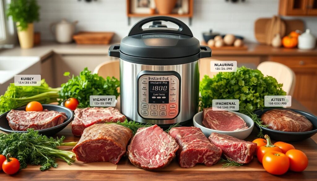 Instant Pot beef cooking times