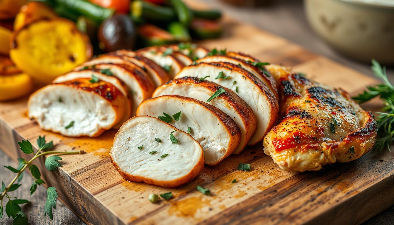 bake thin sliced chicken breast