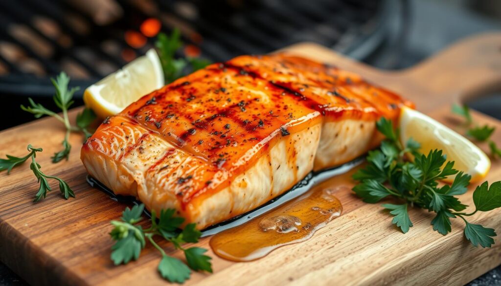 grilled salmon