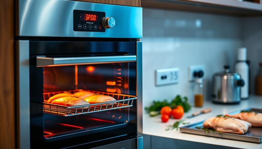 oven preheating