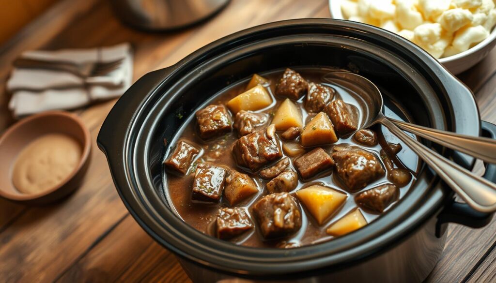 Cube Steak Crock Pot Gravy