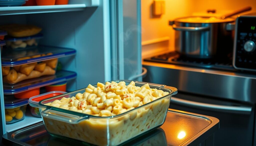 Storing and Reheating Mac and Cheese