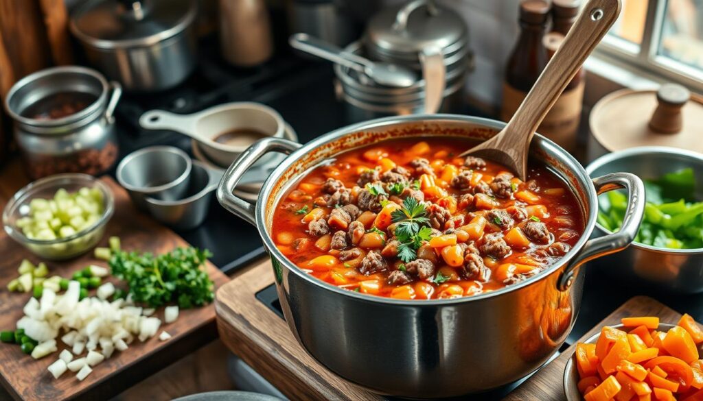 baked beans with hamburger recipe