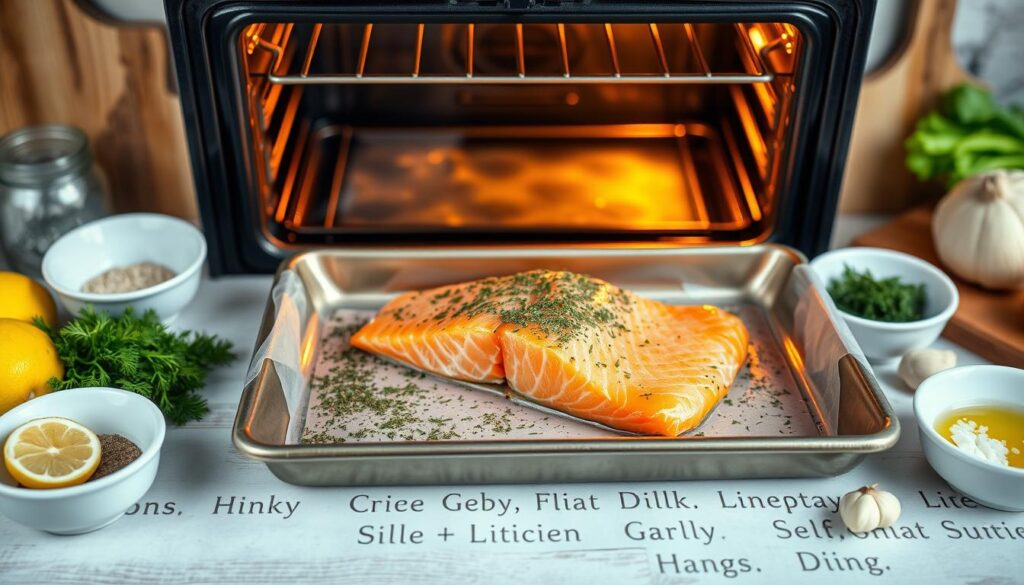 baking salmon in the oven