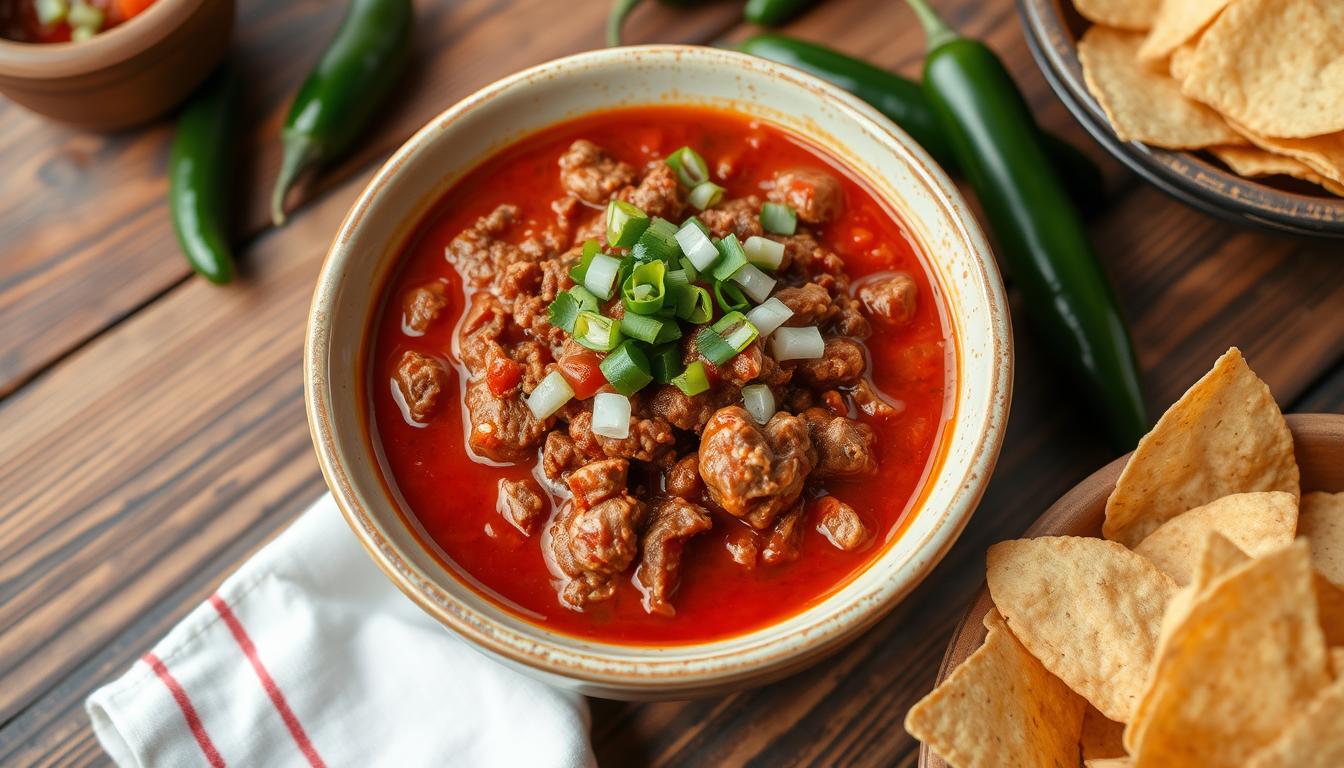 chili recipe with enchilada sauce and ground beef