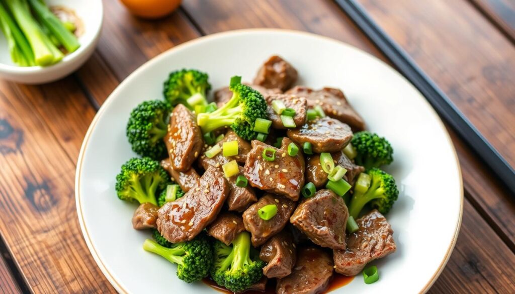 healthy beef and broccoli