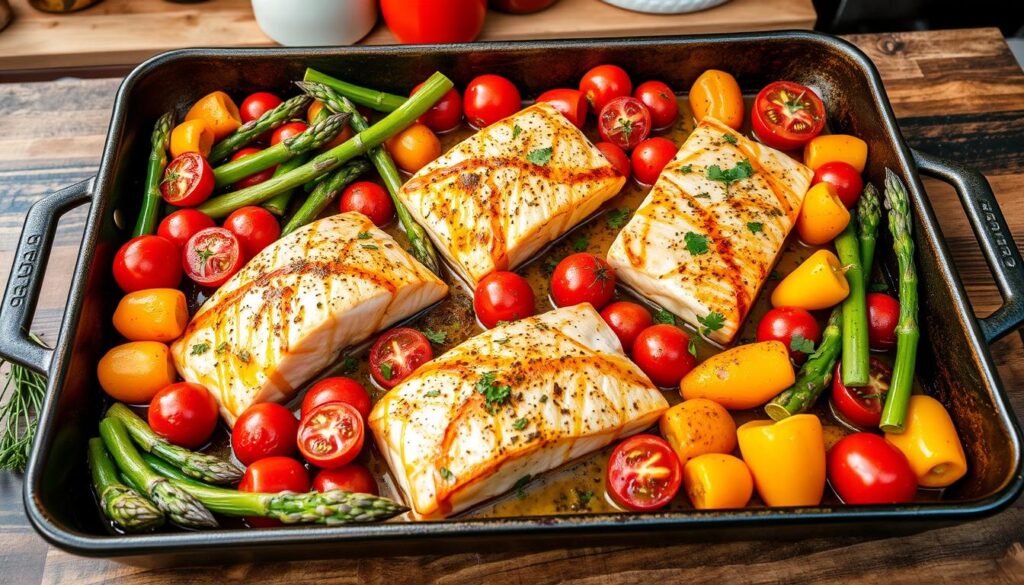 one-pan salmon meals