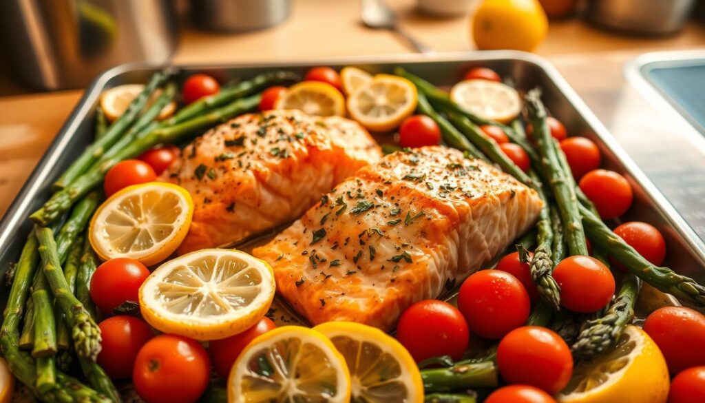 one-pan salmon meals