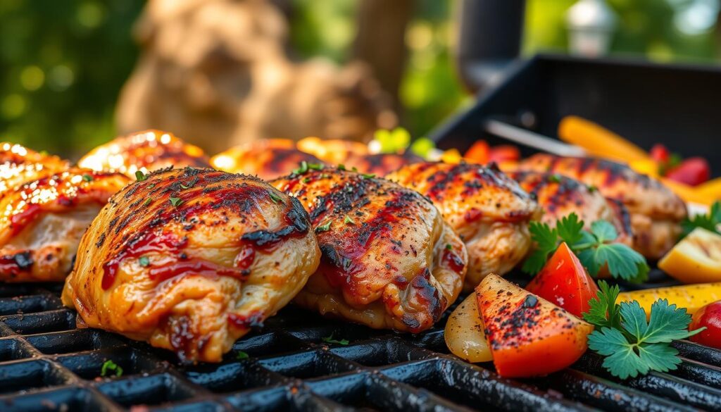 grilled chicken thighs