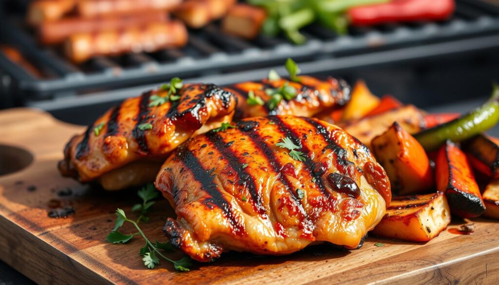 grilled chicken thighs