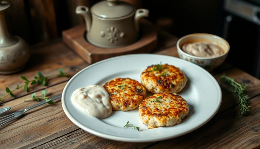 vintage salmon patties