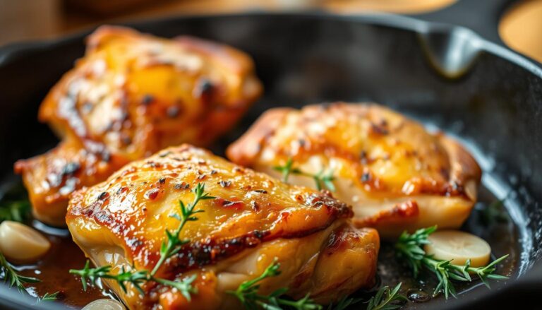 Skillet Chicken Thighs